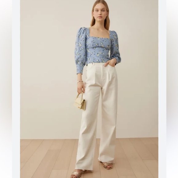 Reformation Stilton Linen Top - Picture 4 of 7